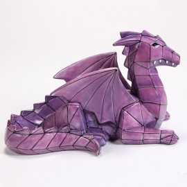 Ceramic Bisque Faceted Dragon